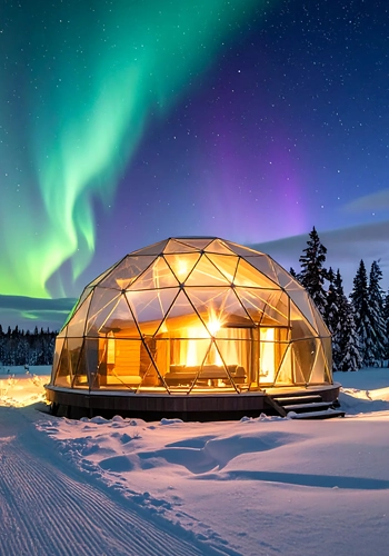 Les igloos de verre